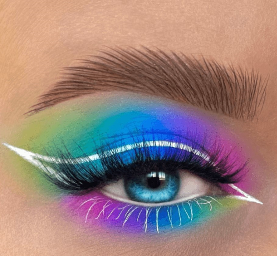 Fashion fancy colorful eye shadow