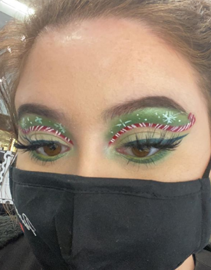 Festive makeup style