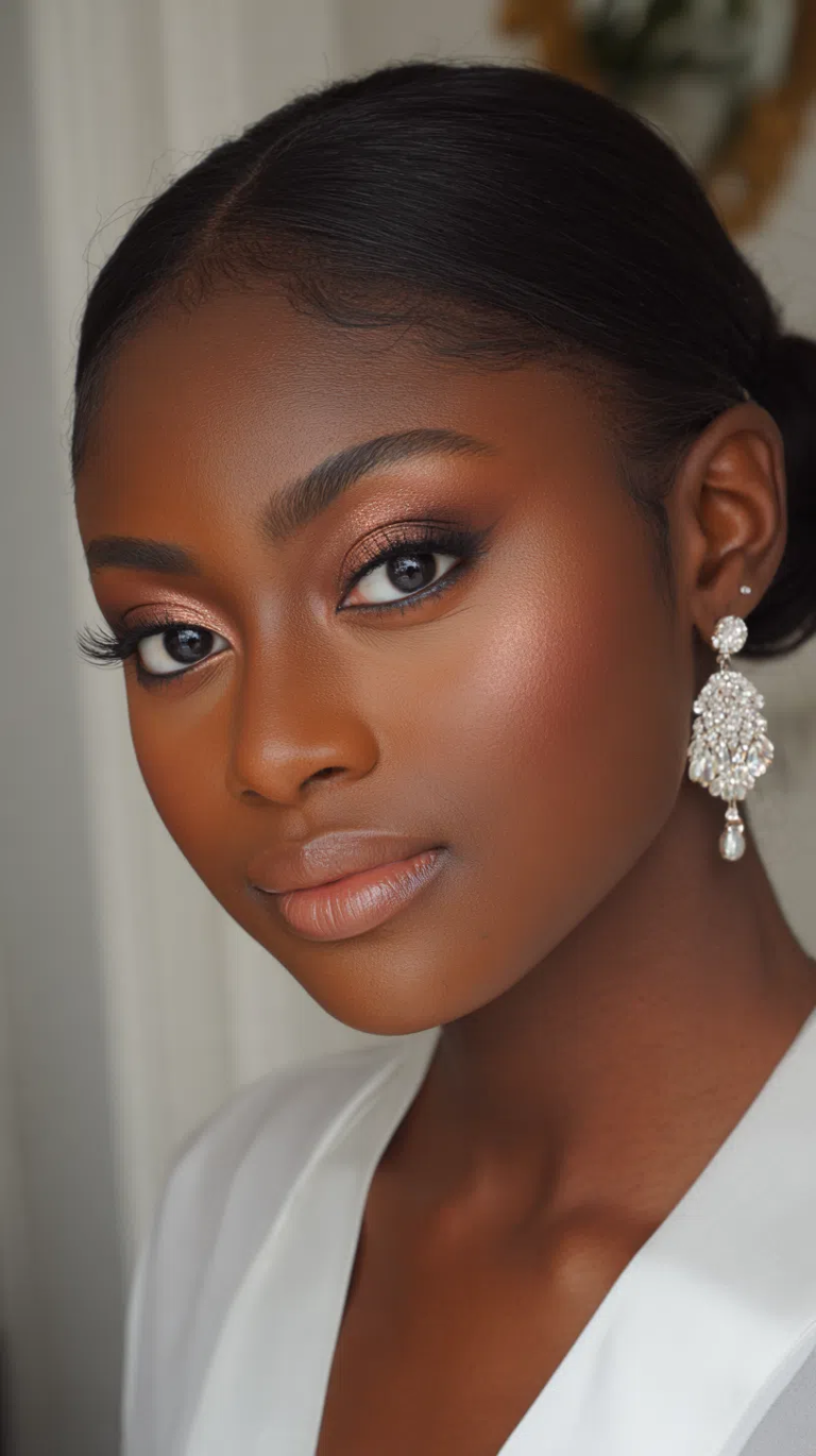 35+ Jaw-Dropping Bridal Makeup Looks for Black Women