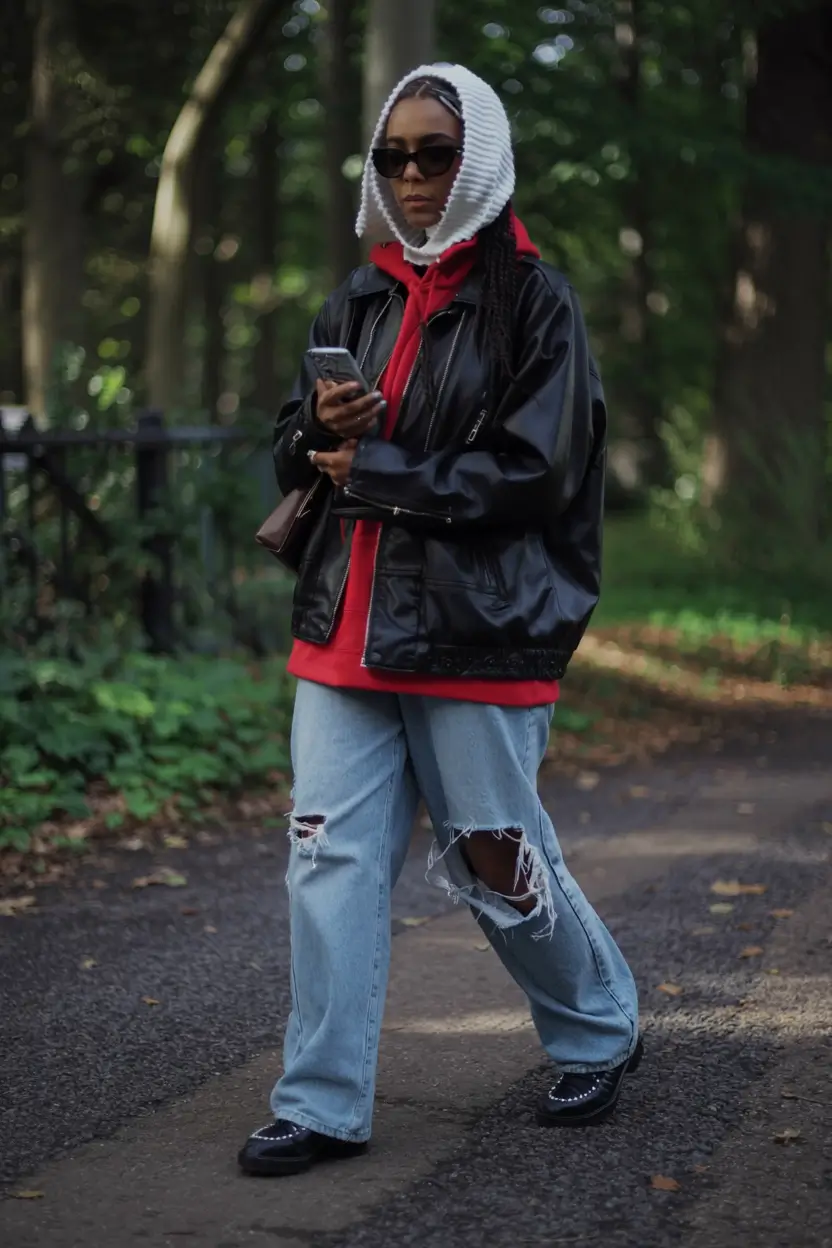 comfy winter outfits ideas 2025 2026 urban cool contrasts