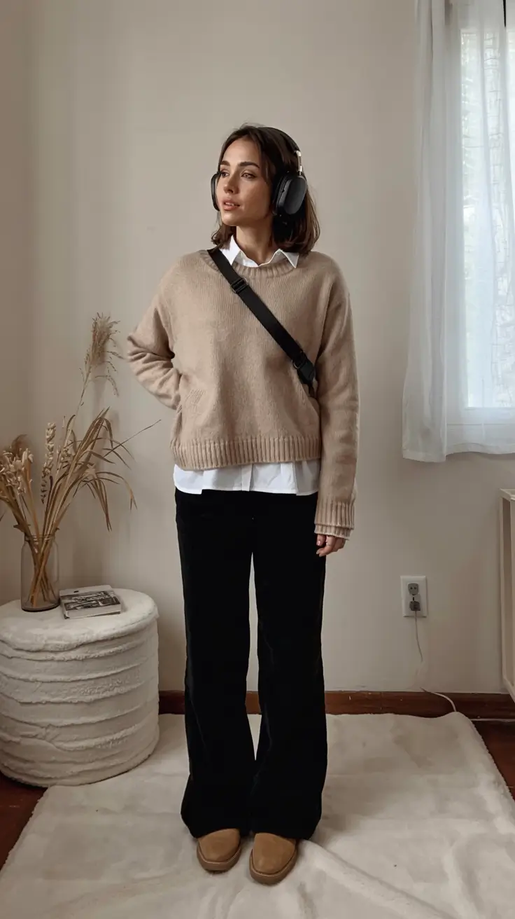 comfy winter outfits ideas 2025 2026 classic layers modern ease