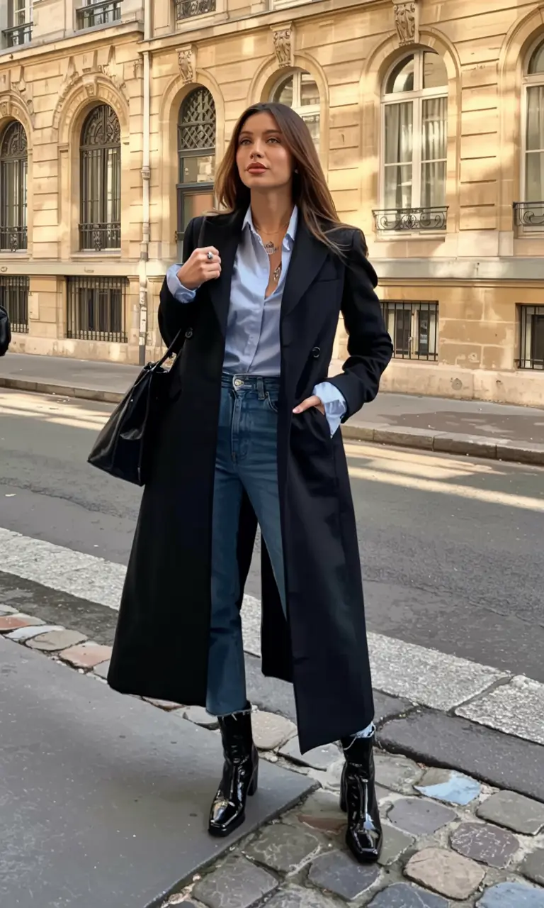 winter work outfits 2025 2026 style guide Modern Parisian Edge