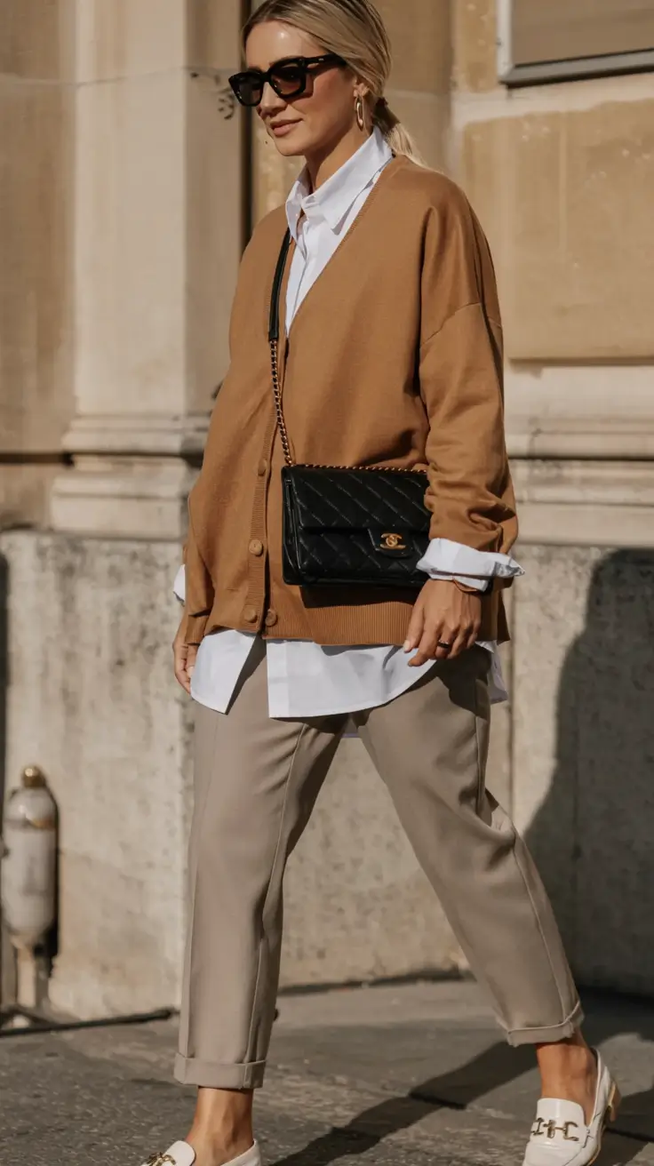 winter work outfits 2025 2026 style guide Relaxed Neutrals