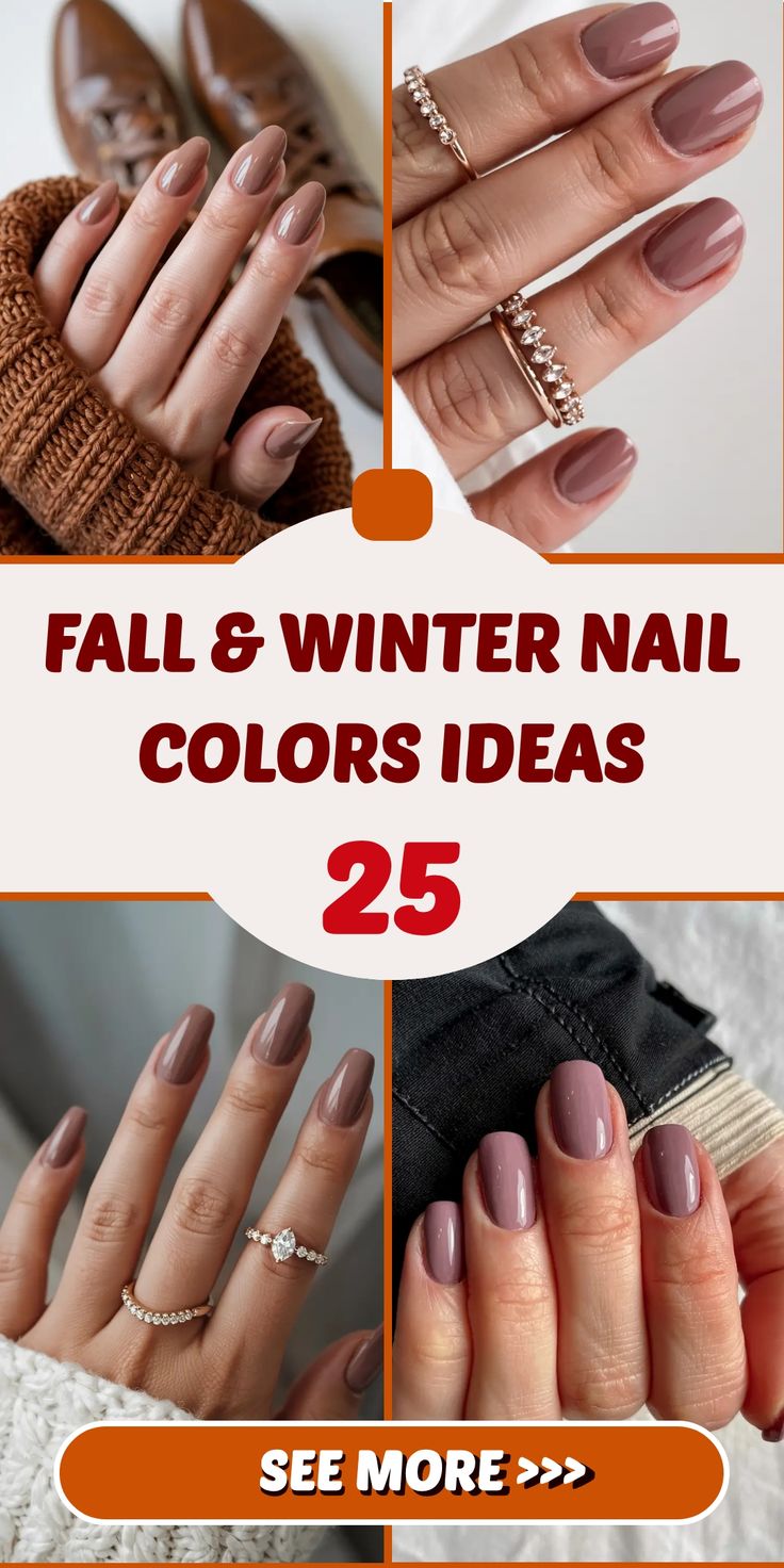 Best Fall & Winter Nail Colors Ideas 2025–2026: Chic Trends for Every Style