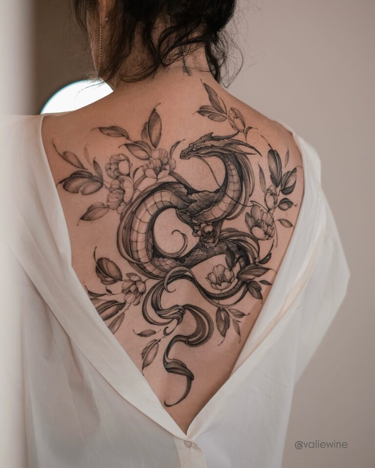 45+ Dragon Tattoos for Women That Are Bold, Powerful, and Stylish