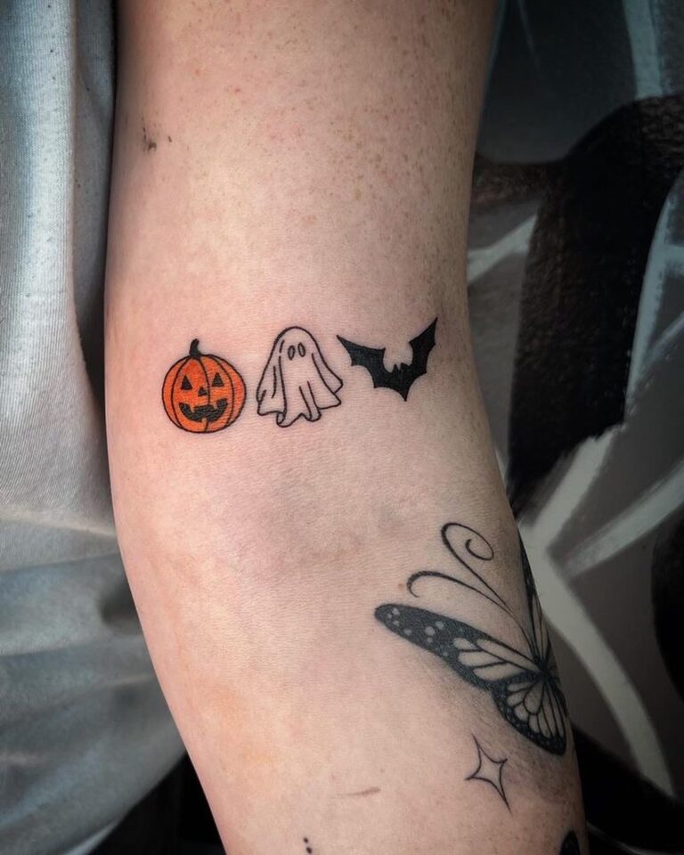 50+ Small Halloween Tattoos That Are Spooky, Cute, and Perfectly Subtle