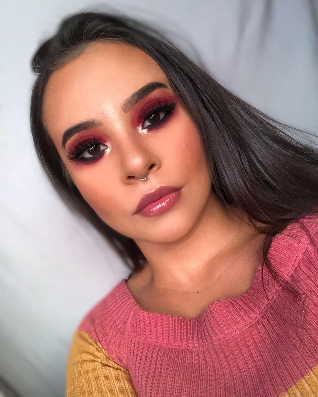 Cherry Dark Red Makeup: Makeup Looks