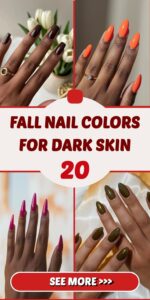Fall Nail Colors for Dark Skin – 2025 Trends That Elevate Every Autumn Look