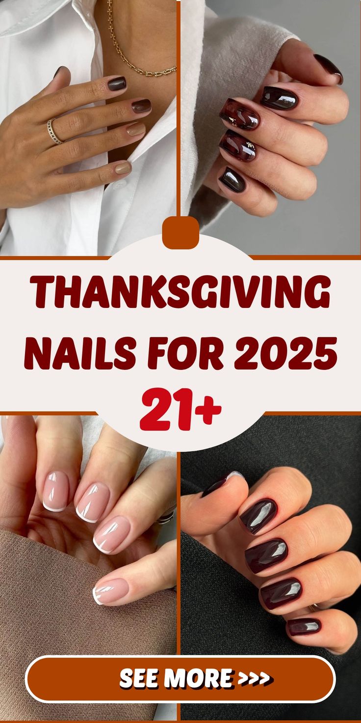 21+ Prettiest Thanksgiving Nails for 2025