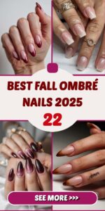The Best Fall Ombré Nails 2025: Trendy Designs