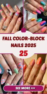 Fall Color-Block Nails 2025: Bold & Trendy Manicure Ideas for the Season