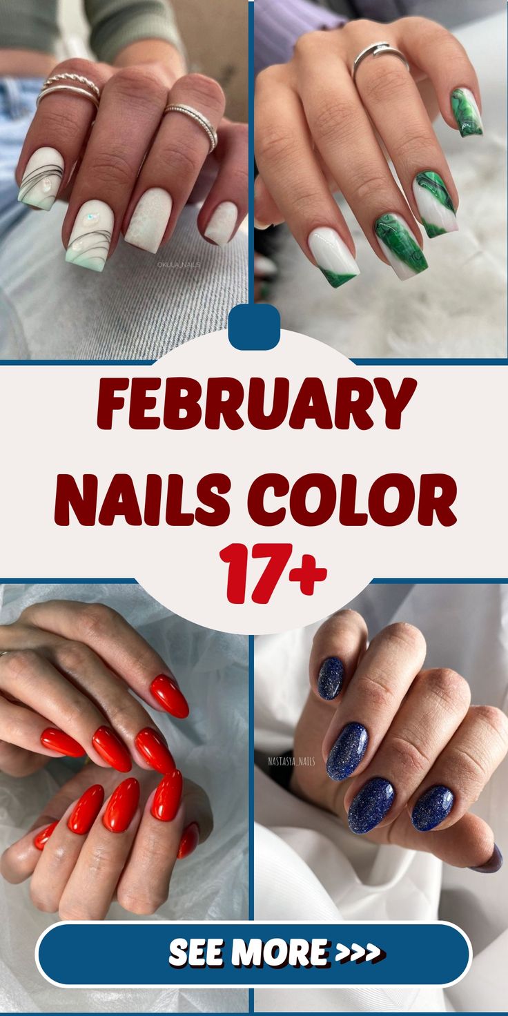 Embrace Elegance with February Nails Color 17 Ideas