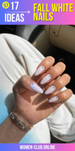 Milky Way: Fall White Nails 2025 – Creamy Nail Colors and Designs
