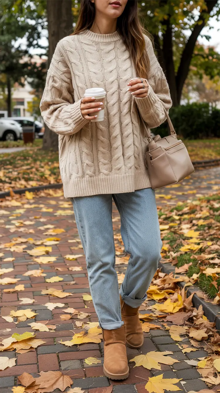 fall to winter outfits ideas 2025 Casual Knits for Crisp Days