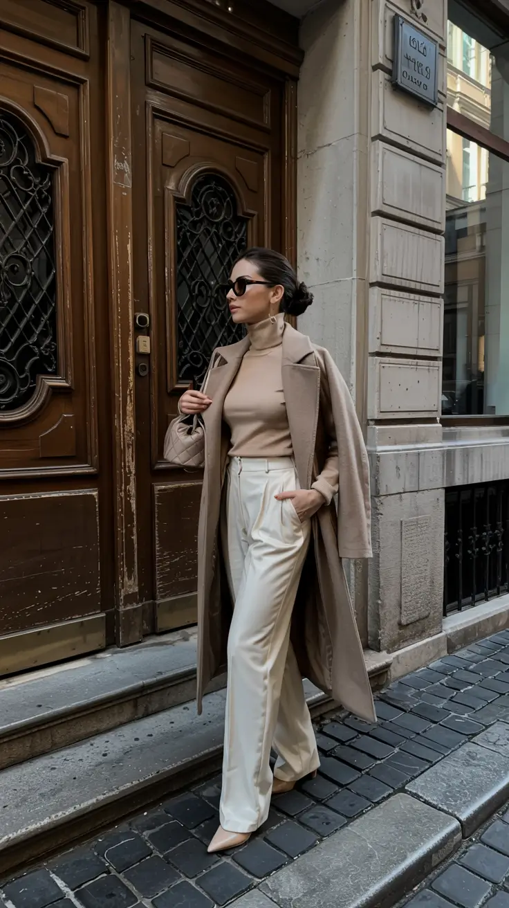 outfits ideas for winter 2025 2026 Warm Elegance with Camel Tones