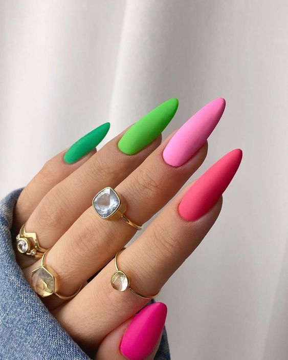 Embracing the Spectrum: Multicolor Nails Spring 2025 16 Ideas