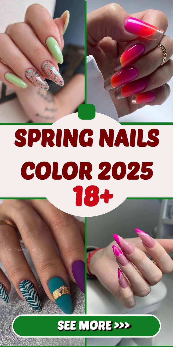 Spring Nails Color 2025 18 Ideas: A Fresh Palette for Your Fingers