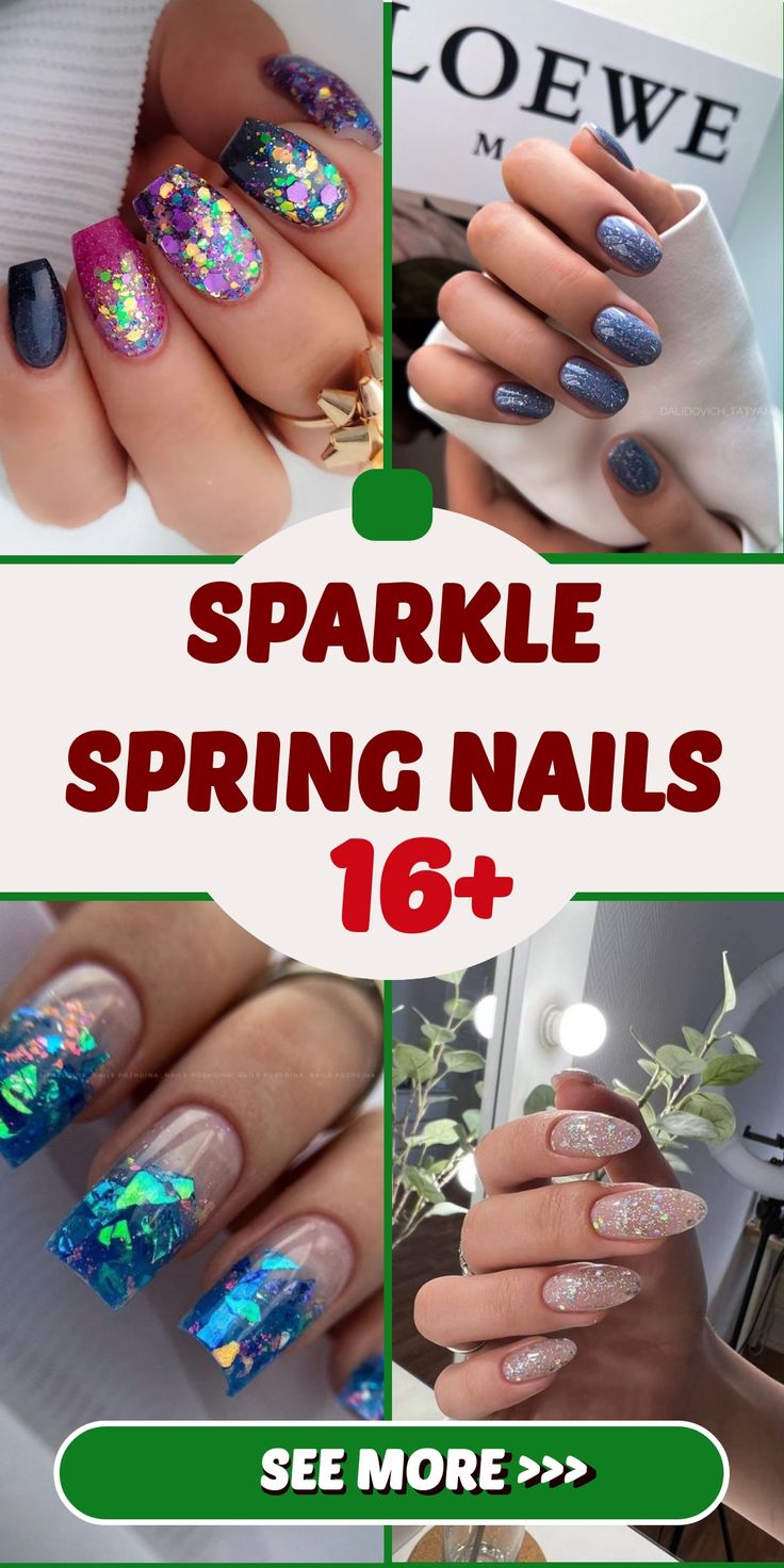 Embracing the Sparkle: Spring Nail Trends for 2025 16 Ideas