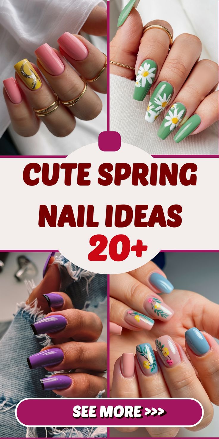20 Cute Spring Break Nails Ideas 2025 – Trendy & Fresh Designs