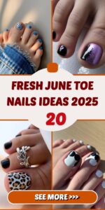 Fresh & Fun June Toe Nails Ideas 2025 to Try This Summer