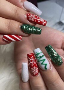 Christmas Gel Nails 2025: Short Simple Designs & Festive 15 Ideas
