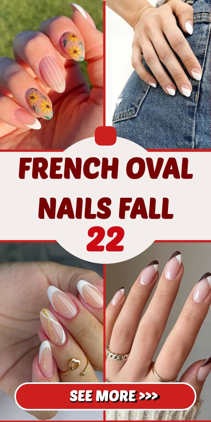 French Oval Nails Fall 22 Ideas: Embrace Elegance and Warmth
