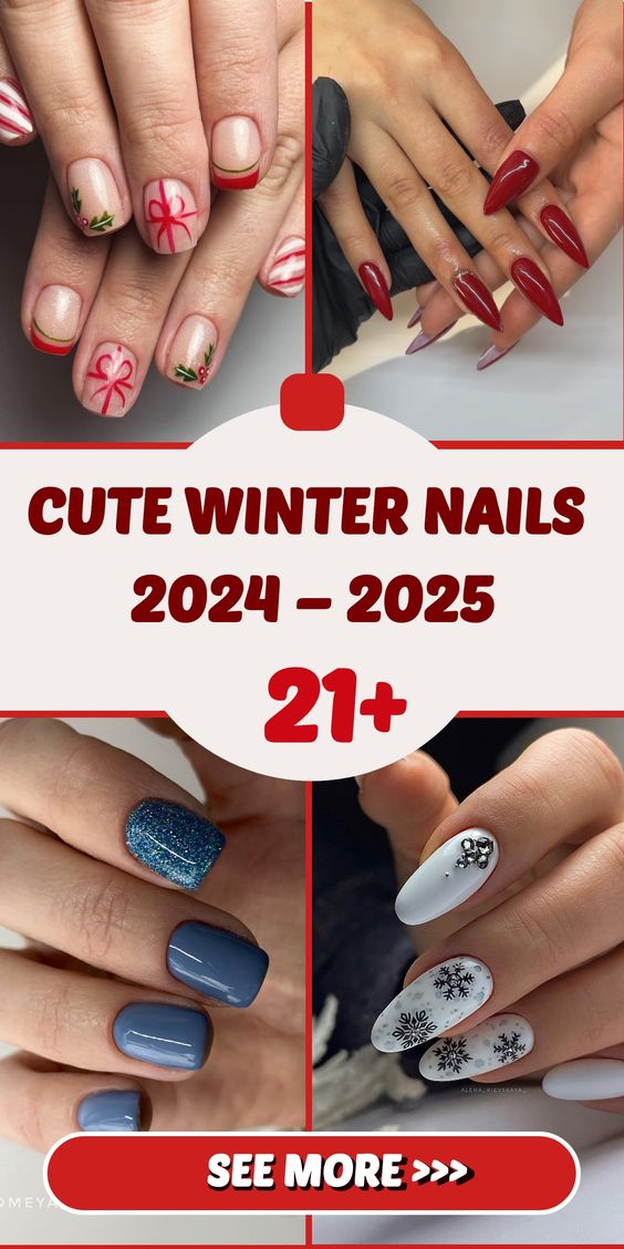 Cute Winter Nails 2025 – 2025: The Best 21 Ideas for Stunning Winter Manicures