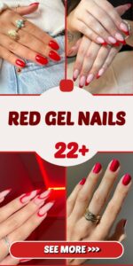 Red Gel Nails 22 Ideas: Adding Glamour to Your Style