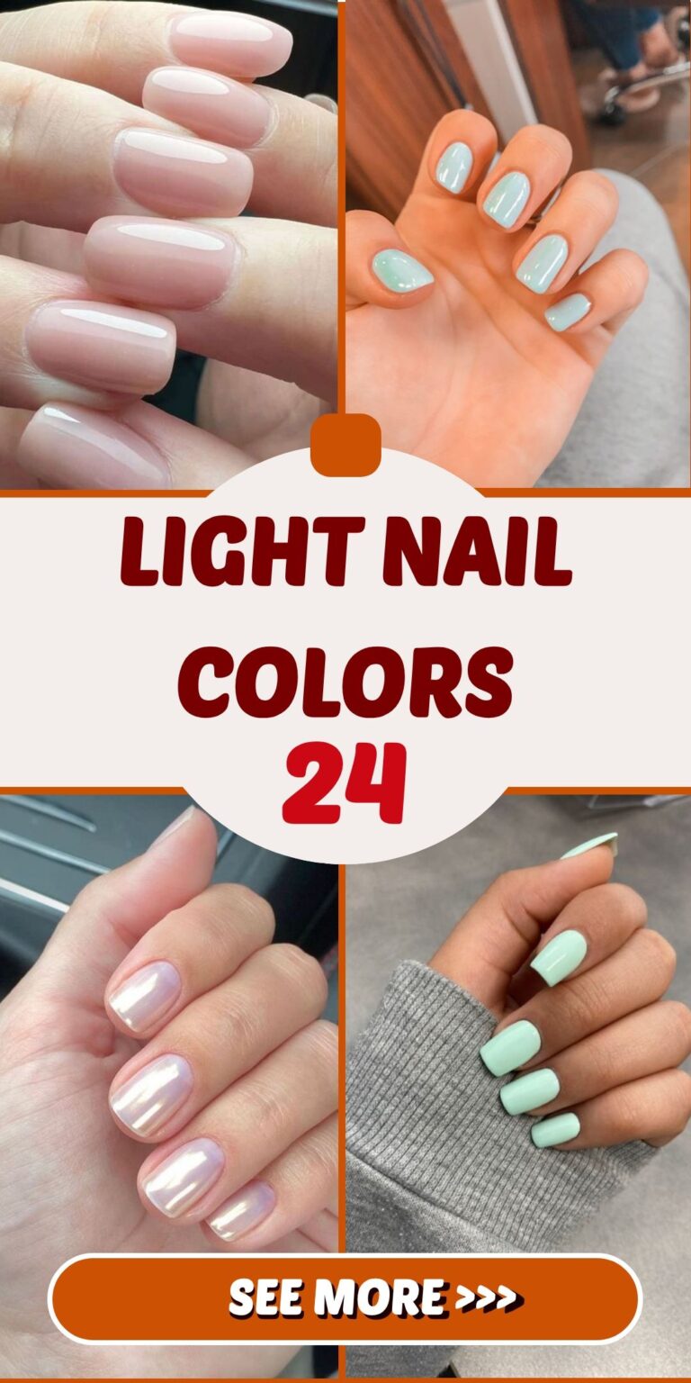Light Nail Colors 24 Ideas: Embrace Elegance and Sophistication