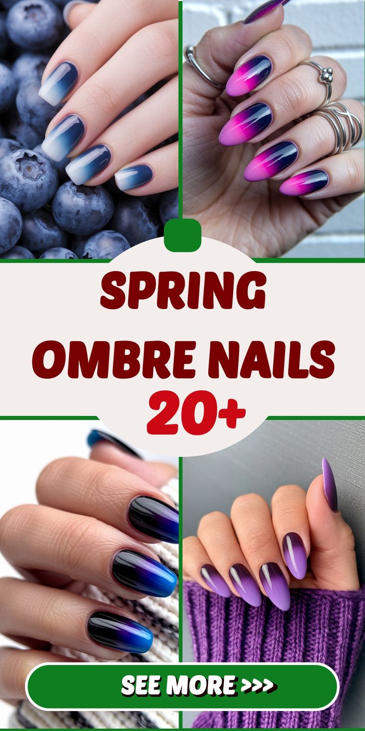 Spring Ombre Nails: 20 Trendy Ideas for 2025