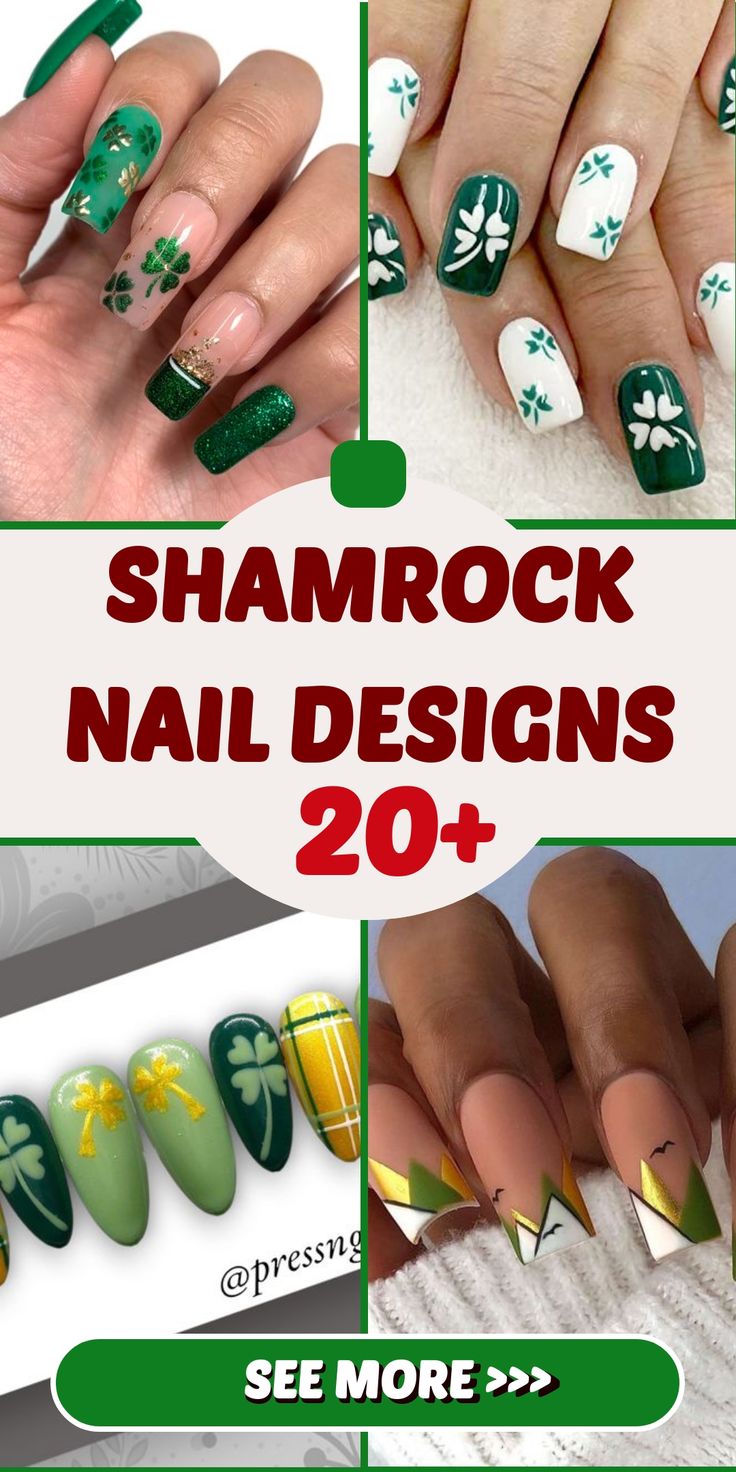 Top 20 Ideas: Shamrock Nail Designs – Celebrate St. Patrick’s Day with Style