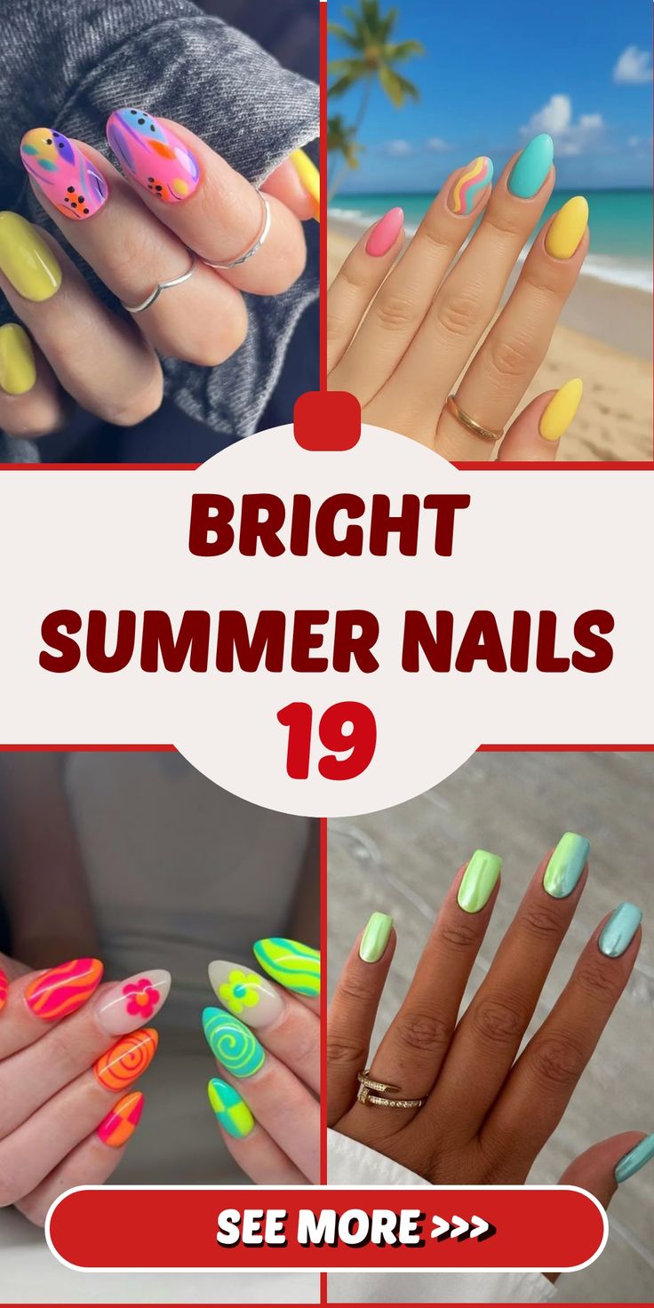 19 Bright Summer Nails: A Splash of Color for Your Seasonal Style