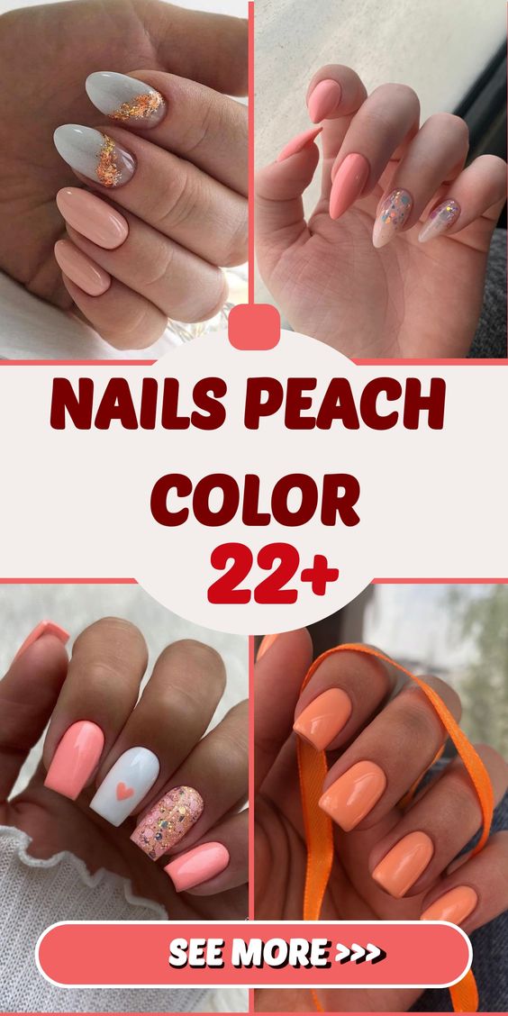 Nails Peach Color 22 Ideas: Embrace Elegance and Warmth