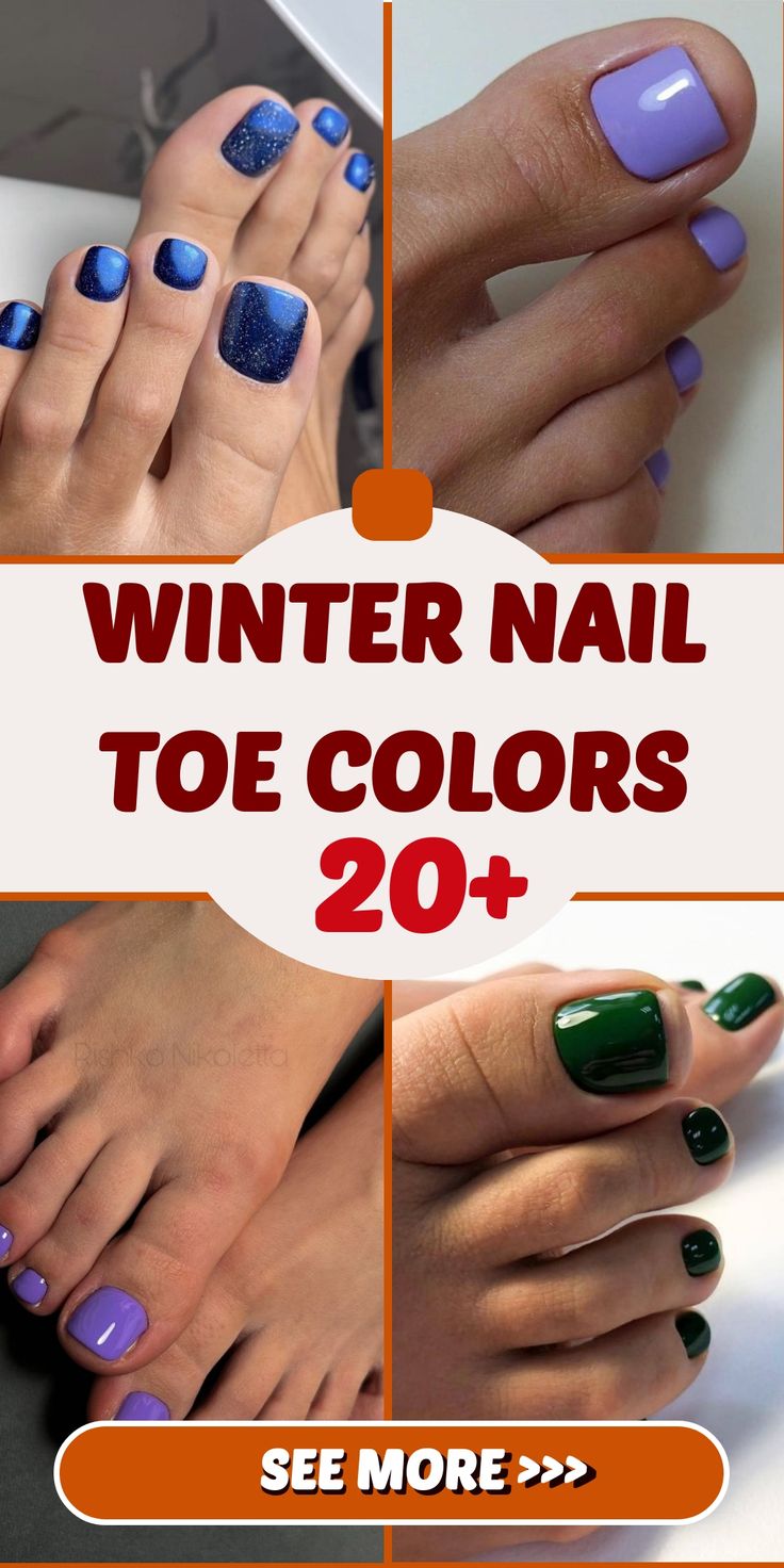 Winter Nail Toe Colors 2025 – 2025 20 Ideas: Embrace the Season in Style