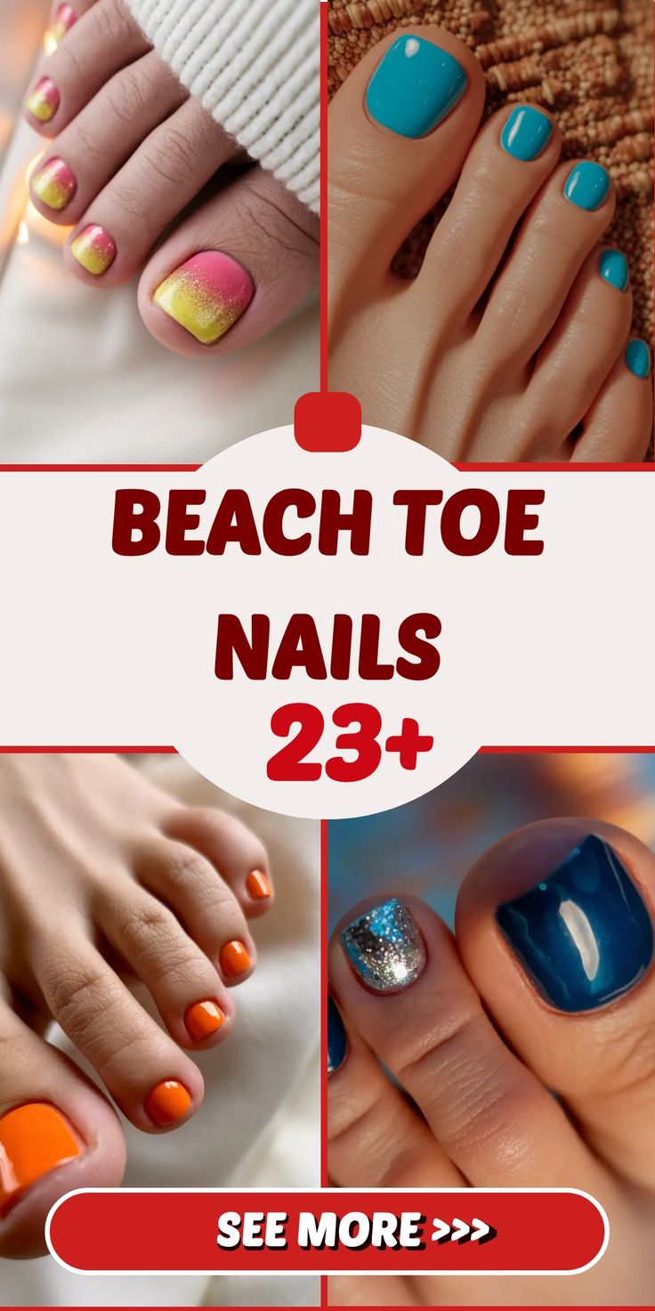 Beach Toe Nails That Shine in 2025: Vacation Tropical Designs You’ll Love