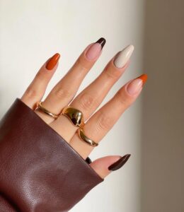 Trending Minimalism: Simple and Basic Long Square Fall Acrylic Nails 2025