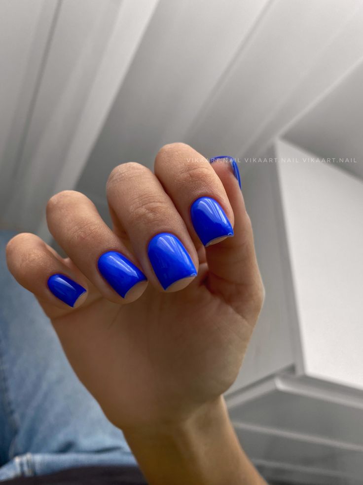 Short New Years Blue Nails 2025 18 Ideas: Trendiest Nail Designs & 2025 Trends