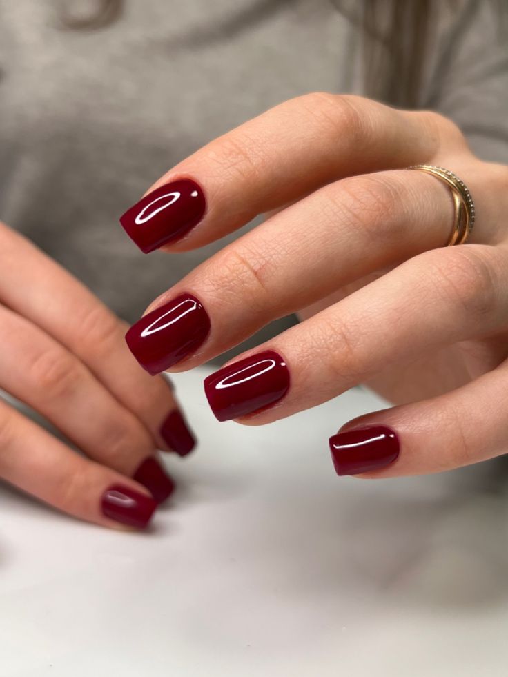 Solid Color Nails Winter 2025-2026: 24 Ideas