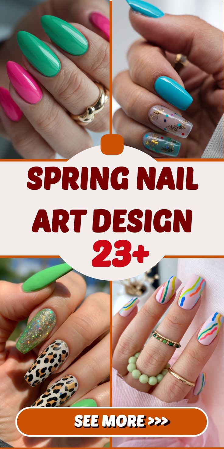 Spring Nail Art Design 23 Ideas 2025: Fresh Trends and Stunning Looks