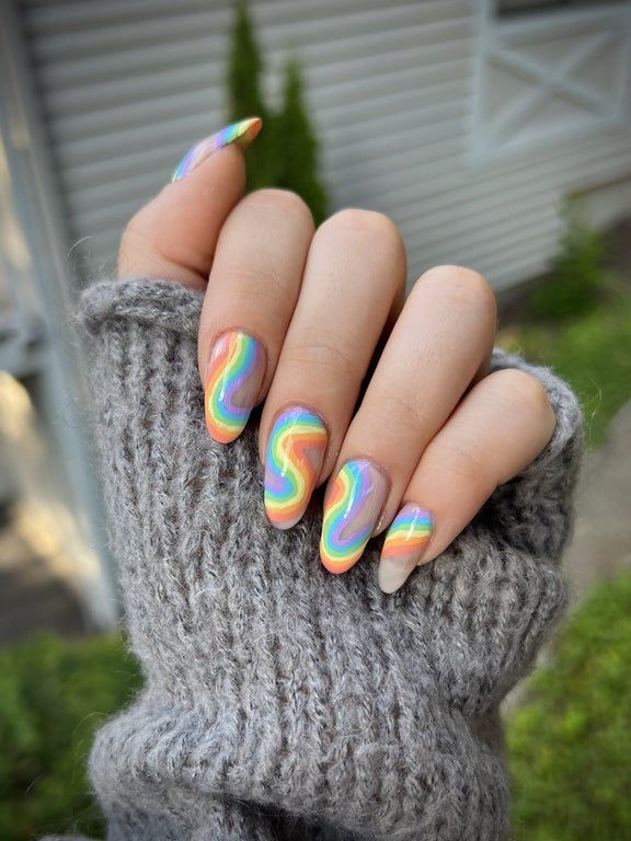 Rainbow Nail 18 Ideas: Express Your Unique Style with Colorful Nail Art