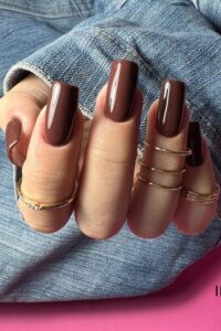 Fall Nail Colors Brown 24 Ideas: Embrace the Warmth of Autumn