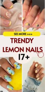 Best 17+ lemon nails you must try this year
