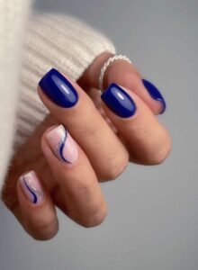 Unlocking the Elegance: A Comprehensive Guide to Blue and Silver Nails 22 Ideas
