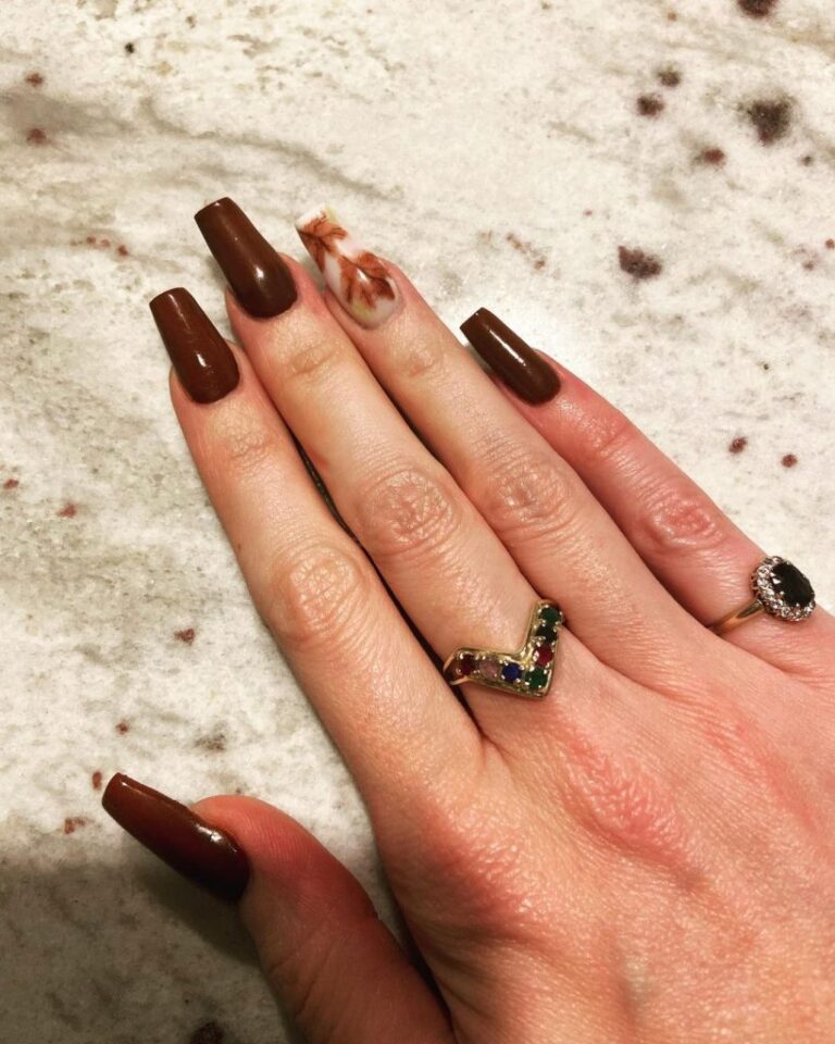 Trendy Fall Coffin Nails 25 Ideas: The Ultimate Guide to Autumn Nail Designs