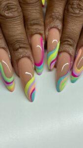 2025 Summer Long Nail Designs: Acrylic, Gel & Art Ideas in Neon, Pink, Black