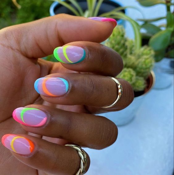 Pretty Summer Nails: 50 Inspiring Designs in Pink, Blue, and Coral