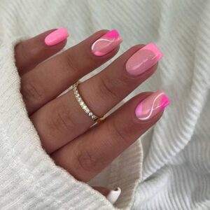 Best 10+ pink nails french tip you must try this year
