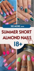 Top Summer Short Almond Nails: Cute Designs, Colors & Simple Shapes
