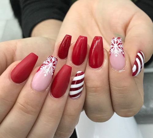 Best 20+ christmas nail designs you must try this year