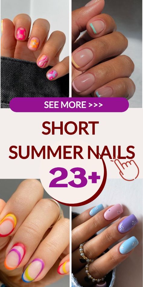 Best 23+ short summer nails you must try this year